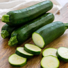 Green Zuchini Live Plant, Green Squash Zucchini Plants 3 to 5 Inc Tall in 4" Pot